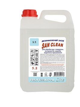 Дезінфікуючий засіб San Clean 5л pxdcs5 фото