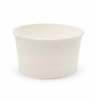 Креманка для морозива 120ml, Біла, 40 шт/уп. pxkr120imw фото