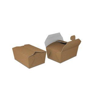 Упаковка ланч бокс, 500ml, крафт, 50 шт/уп. pxk500lb фото