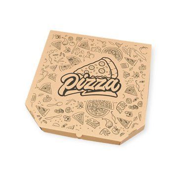 Коробка для піци &laquo;Pizza&raquo; 30 см бура, 100 шт/уп. px3030bp фото