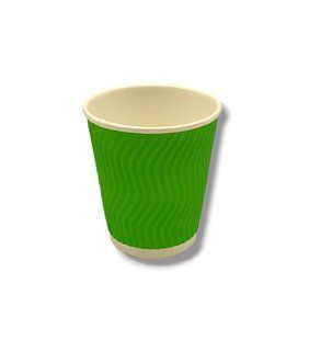 Стакан гофрований, зелений 175ml, 20 шт/уп. px175pmlz фото