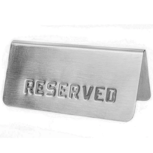 Табличка настільна "Reserved" (сіра) pxtg фото