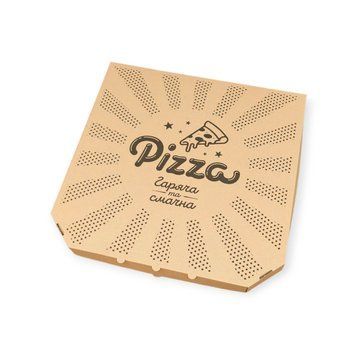 Коробка для піци &laquo;Pizza&raquo; 40 см бура, 50 шт/уп. px4040bp фото