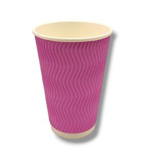 Стакан гофрований, рожевий 500ml, 15 шт/уп. px500pmlf фото