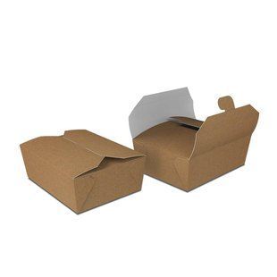 Упаковка ланч бокс, 750ml, крафт, 50 шт/уп. pxk750lb фото